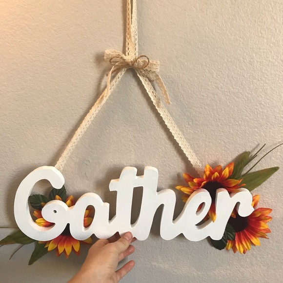 Handmade Gather Sign - Picture 6 of 6